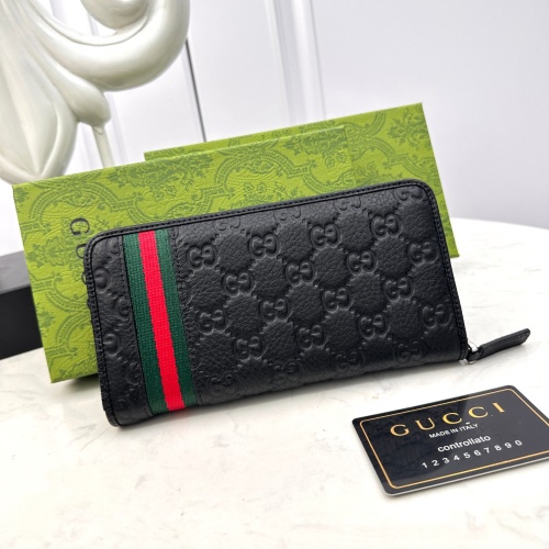 Replica Gucci AAA Man Wallets #1088068 $42.00 USD for Wholesale