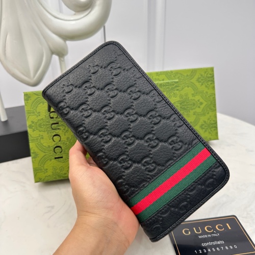 Replica Gucci AAA Man Wallets #1088068 $42.00 USD for Wholesale