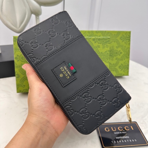 Replica Gucci AAA Man Wallets #1088075 $42.00 USD for Wholesale