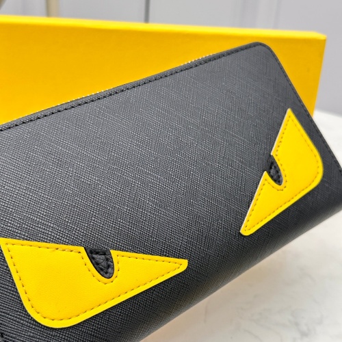 Replica Fendi AAA Man Wallets #1088083 $42.00 USD for Wholesale