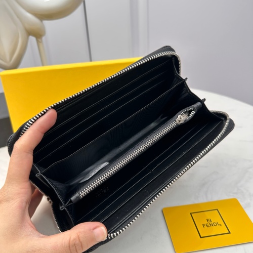 Replica Fendi AAA Man Wallets #1088083 $42.00 USD for Wholesale