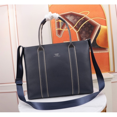 Hermes AAA Man Handbags In Navy #1088320 $150.00 USD, Wholesale Replica Hermes AAA Man Handbags