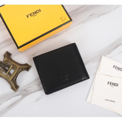 Replica Fendi AAA Man Wallets #1088360 $68.00 USD for Wholesale