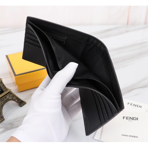 Replica Fendi AAA Man Wallets #1088366 $68.00 USD for Wholesale