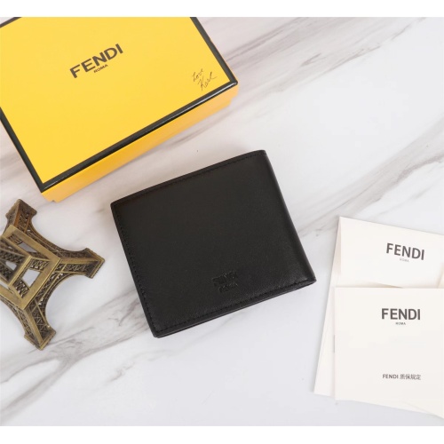 Replica Fendi AAA Man Wallets #1088371 $68.00 USD for Wholesale