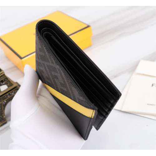 Replica Fendi AAA Man Wallets #1088379 $68.00 USD for Wholesale