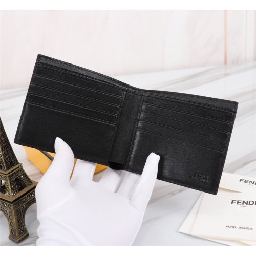 Replica Fendi AAA Man Wallets #1088379 $68.00 USD for Wholesale