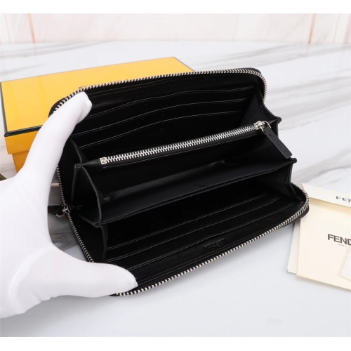 Replica Fendi AAA Man Wallets #1088386 $72.00 USD for Wholesale