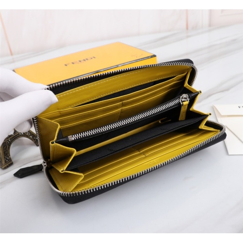 Replica Fendi AAA Man Wallets #1088388 $72.00 USD for Wholesale