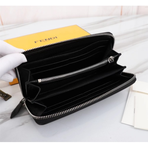 Replica Fendi AAA Man Wallets #1088390 $72.00 USD for Wholesale