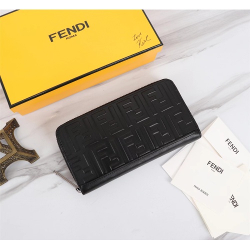 Fendi AAA Man Wallets #1088398 $72.00 USD, Wholesale Replica Fendi AAA Man Wallets