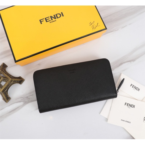 Replica Fendi AAA Man Wallets #1088399 $72.00 USD for Wholesale