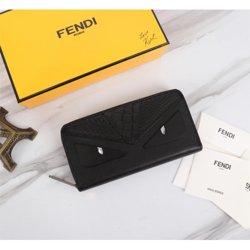 Fendi AAA Man Wallets #1088401 $72.00 USD, Wholesale Replica Fendi AAA Man Wallets