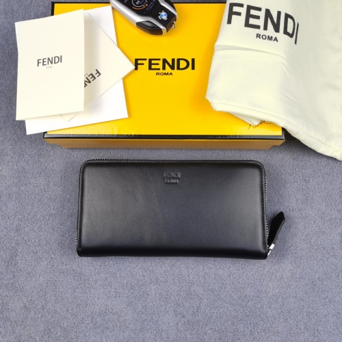 Replica Fendi AAA Man Wallets #1088403 $72.00 USD for Wholesale