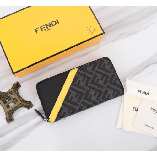 Fendi AAA Man Wallets #1088406 $72.00 USD, Wholesale Replica Fendi AAA Man Wallets