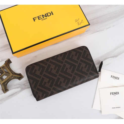 Replica Fendi AAA Man Wallets #1088408 $72.00 USD for Wholesale