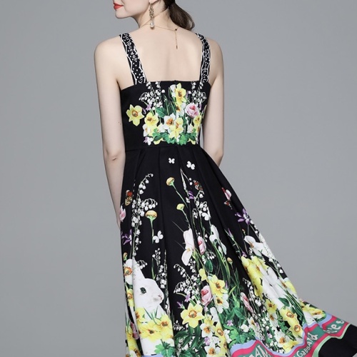 Replica Dolce & Gabbana Dresses Sleeveless For Women #1090729 $60.00 USD for Wholesale