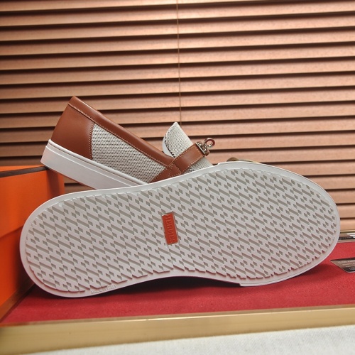 Replica Hermes Casual Shoes For Men #1091562 $96.00 USD for Wholesale