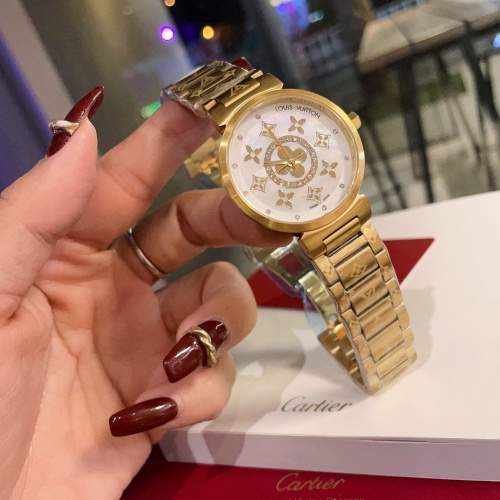 Louis Vuitton LV AAA Quality Watches For Women #1092188 $112.00 USD, Wholesale Replica Louis Vuitton LV AAA Quality Watches