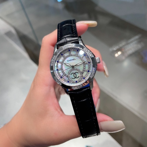 Replica Chanel AAA Quality Watches For Women #1092236 $105.00 USD for Wholesale