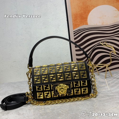 Fendi AAA Quality Shoulder Bags For Women #1093954 $158.00 USD, Wholesale Replica Fendi AAA Quality Shoulder Bags