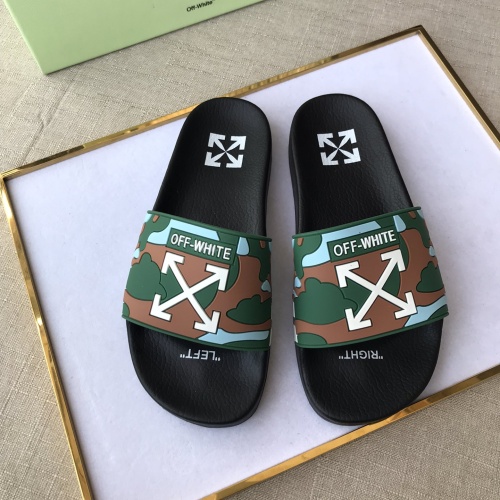 Off-White Slippers For Men #1094187 $42.00 USD, Wholesale Replica Off-White Slippers