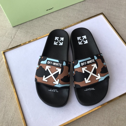 Off-White Slippers For Men #1094189 $42.00 USD, Wholesale Replica Off-White Slippers