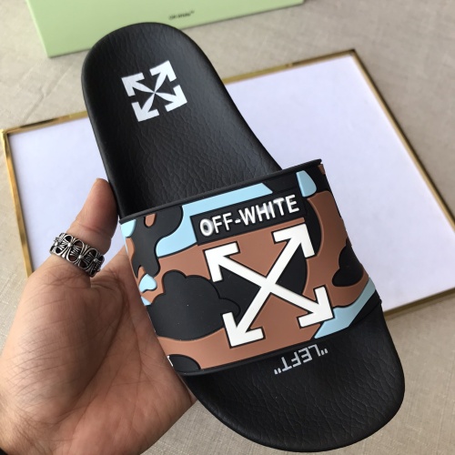 Replica Off-White Slippers For Men #1094189 $42.00 USD for Wholesale