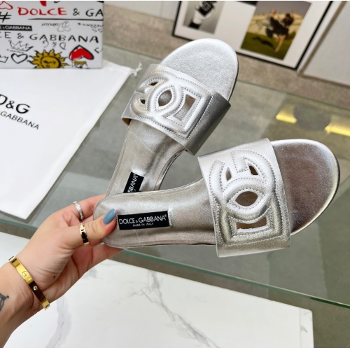 Replica Dolce & Gabbana D&G Slippers For Women #1094466 $68.00 USD for Wholesale