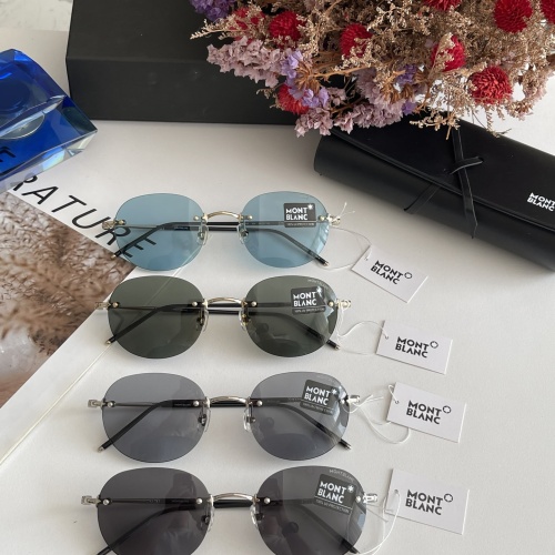 Replica Montblanc AAA Quality Sunglasses #1096049 $60.00 USD for Wholesale