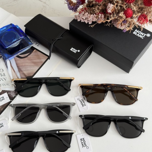 Replica Montblanc AAA Quality Sunglasses #1096053 $60.00 USD for Wholesale