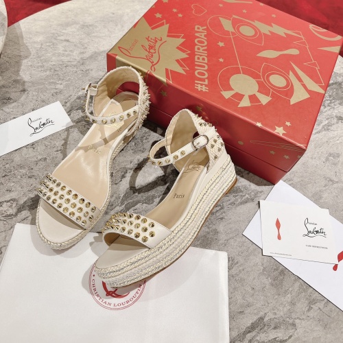 Christian Louboutin Sandal For Women #1096955 $96.00 USD, Wholesale Replica Christian Louboutin Sandal