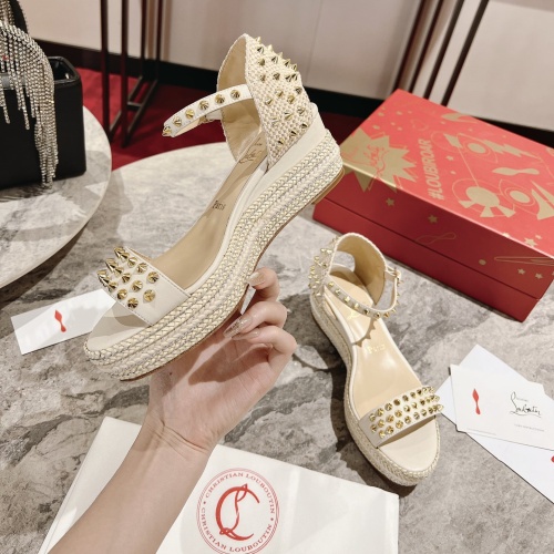 Replica Christian Louboutin Sandal For Women #1096955 $96.00 USD for Wholesale