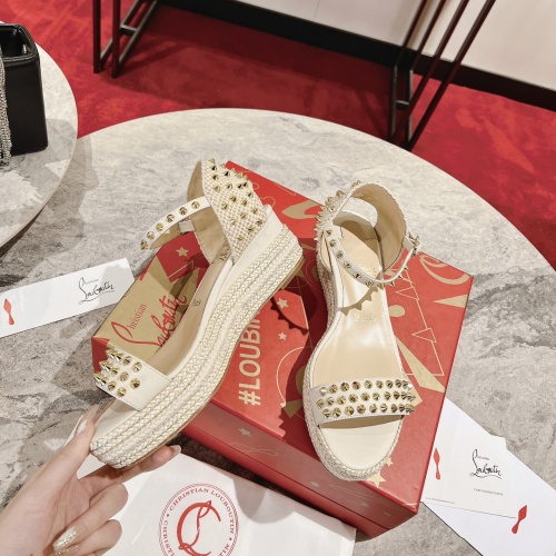 Replica Christian Louboutin Sandal For Women #1096955 $96.00 USD for Wholesale