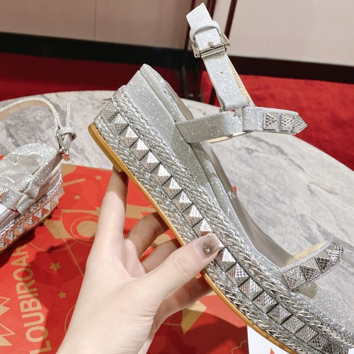 Replica Christian Louboutin Sandal For Women #1096958 $96.00 USD for Wholesale