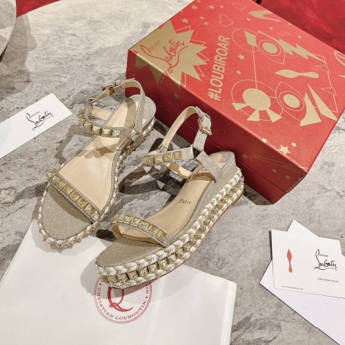 Christian Louboutin Sandal For Women #1096959 $96.00 USD, Wholesale Replica Christian Louboutin Sandal