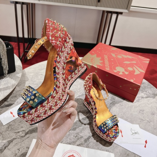 Replica Christian Louboutin Sandal For Women #1096984 $98.00 USD for Wholesale