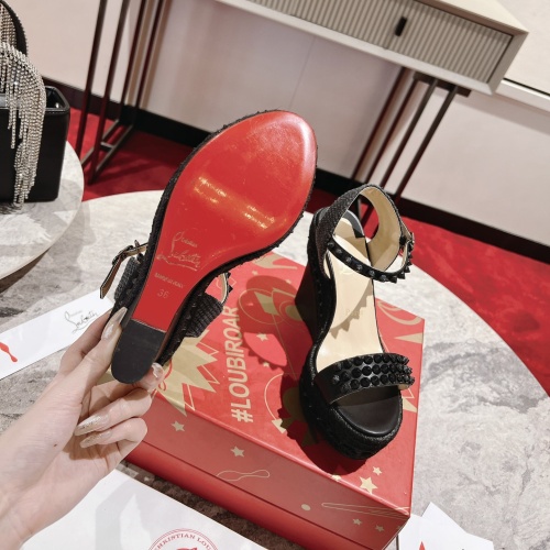 Replica Christian Louboutin Sandal For Women #1096986 $98.00 USD for Wholesale