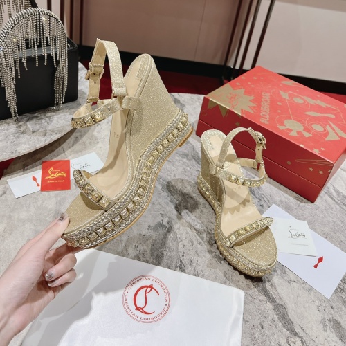 Replica Christian Louboutin Sandal For Women #1097010 $98.00 USD for Wholesale