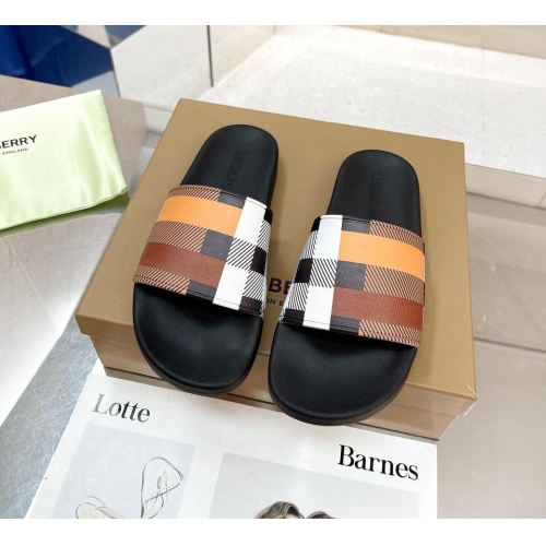 Replica Burberry Slippers For Men #1097100 $48.00 USD for Wholesale