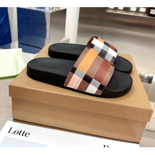 Replica Burberry Slippers For Men #1097100 $48.00 USD for Wholesale