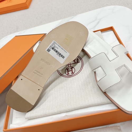 Replica Hermes Slippers For Women #1097503 $100.00 USD for Wholesale