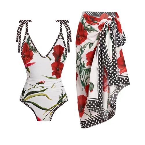 Dolce &amp; Gabbana Bathing Suits Sleeveless For Women #1097964 $96.00 USD, Wholesale Replica Dolce &amp; Gabbana Bathing Suits