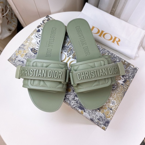 Christian Dior Slippers For Women #1098096 $56.00 USD, Wholesale Replica Christian Dior Slippers