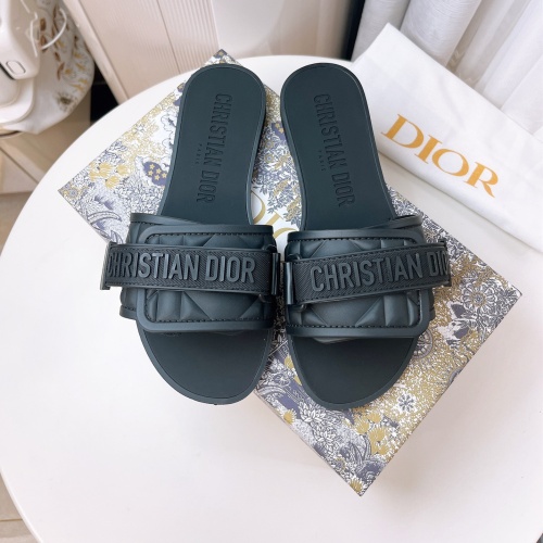 Christian Dior Slippers For Women #1098098 $56.00 USD, Wholesale Replica Christian Dior Slippers