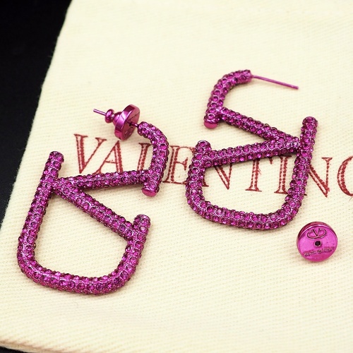 Replica Valentino Earrings For Women #1098410 $32.00 USD for Wholesale