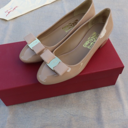 Replica Salvatore Ferragamo Flat Shoes For Women #1099043 $96.00 USD for Wholesale