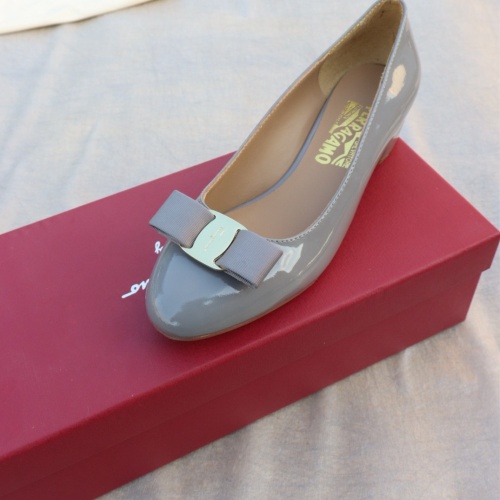 Replica Salvatore Ferragamo Flat Shoes For Women #1099044 $96.00 USD for Wholesale