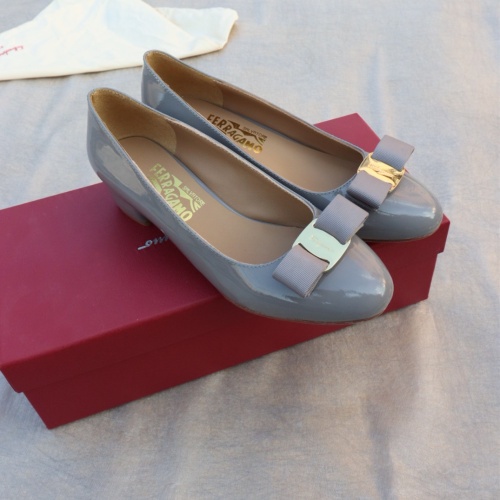 Replica Salvatore Ferragamo Flat Shoes For Women #1099044 $96.00 USD for Wholesale