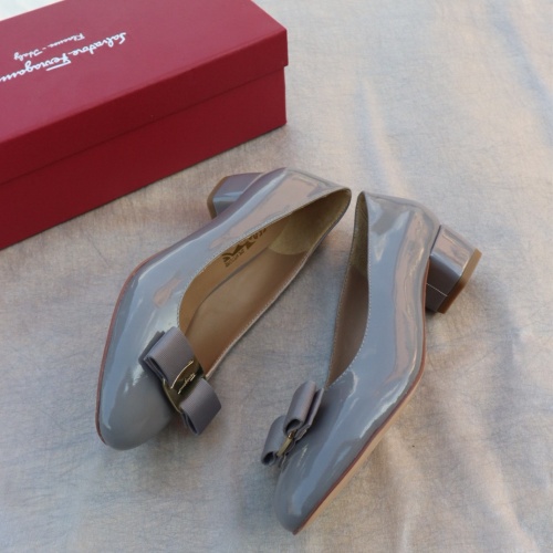 Replica Salvatore Ferragamo Flat Shoes For Women #1099044 $96.00 USD for Wholesale